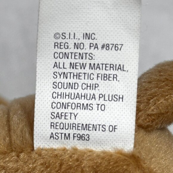 Taco Bell "Yo Quiero Taco Bell" Chihuahua Singing Plush "Chances Are" - Picture 10 of 10